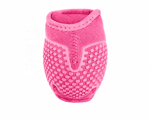 Protège-jambes pour chevaux Tough Tack en microfibre rose avec semelle Hex Grip pour l'équitation 2026 - Product Image 3