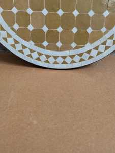 Table d'appoint en mosaïque éblouissante: Art irisé-Table basse bleue-Table d'appoint-Décor de salon-Cadeau - Product Image 5