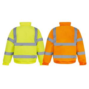 Hi-Vis LIME BOMBER เสื้อแจ็กเก็ตฤดูหนาวสะท้อนแสง, เสื้อโค้ทการก่อสร้างสำหรับสภาพอากาศหนาวเย็น - Product Image 2