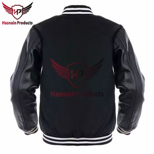 Chaqueta universitaria de béisbol de lana con estilo para hombre, nuevo diseño de moda, abrigo de invierno con botones bordados con logotipo personalizado, ropa de calle con bolsillos - Product Image 3