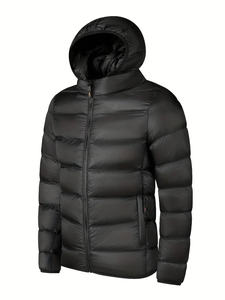 Veste polaire pour hommes OEM la plus vendue fabricant direct usine tissu en cuir avec décoration en fourrure - Product Image 3