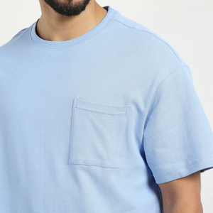 Conjunto de Camiseta y Pantalones Cortos Transpirables para Hombre, Algodón Orgánico de Alta Calidad, Conjunto Deportivo de Dos Piezas para Hombre, Camiseta y Pantalones Cortos de Verano - Product Image 4