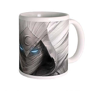 Taza Moon Knight de Diseño Moderno de Marvel, Capacidad de 200 ml/400 ml con Tapa, Novedad en Stock, Dibujos Animados para Regalos Empresariales y Personales - Product Image 1