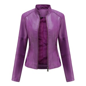 Chaqueta de Motociclista para Mujer 100% Cuero Genuino, Estilo Casual, Relleno de Algodón Crudo, Transpirable, Ecológica, Diseño Personalizado, Premium de Invierno - Product Image 6