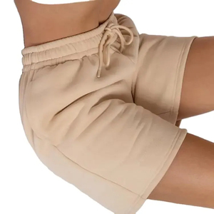 Pantalones cortos informales de algodón y lana para mujer al por mayor, pantalones cortos deportivos de cintura media, superventas, pantalones cortos de gimnasio para correr para mujer 2026 - Product Image 2