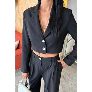 Conjuntos de Traje Clásico para Mujer Garry Palazzo 9933, Elegante Traje de Pantalón para Mujer - Product Image 2