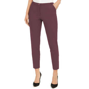 Pantaloni Skinny a Vita Alta Calvin Klein da Donna, Taglia XL, Traspiranti e Antirughe, Colore Viola, per Uso Ufficio - Product Image 1