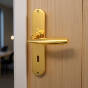 Vitoria M1515/302 <b>Long</b> Plate Lever Handle Set for <b>Curtain</b> Poles Tracks & Accessories DIN EN 1906 OB VK 8mm 72mm Distance - Product Image 3