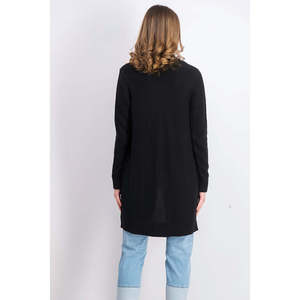 Cardigan Lungo in Lana da Donna Charter Club, Casual con Stampa e Ricami, Patchwork con Bottoni, Nero, Taglia S, per Autunno Inverno - Product Image 2
