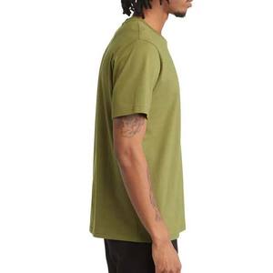 T-shirt pour homme à motif uni teinté, Ringer de luxe, 100% coton, impression personnalisée, logo graphique - Product Image 3