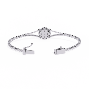 Fabulous 18k <b>Gold</b> Lab Grown Diamond Bracelet Premium Diamond <b>Bangles</b> - Product Image 5
