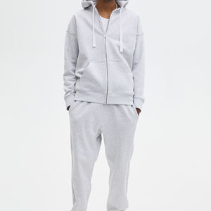 Fabricante de Sudaderas con Capucha, Sudaderas Personalizadas de Felpa con Cremallera Completa, Sudadera con Capucha Lisa con Cremallera Completa para Hombre, Sudadera Básica de Algodón Mezclado OEM - Product Image 5