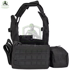 Chaleco Táctico de Talla Grande al por Mayor, para Uso en Exteriores, Nailon/Poliéster, Color y Logotipo Personalizados, Alta Calidad, Cuello en V, MOQ Bajo - Product Image 4