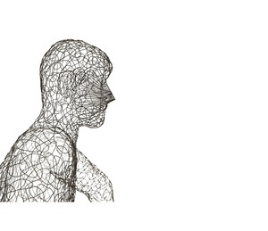 Sculpture de table de figurine d'homme de designer élégant Accent décoratif tendance parfait pour les intérieurs contemporains - Product Image 3