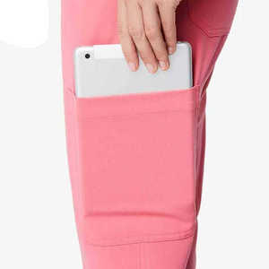 Top vente infirmière gommage ensemble uniformes avec poches soins de santé hôpital été confortable vêtements de travail médical - Product Image 2