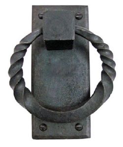 Timbre de Puerta de Hierro Forjado Plateado Antiguo con Diseño de Ángel, Ecológico para Decoración de Casas, Hoteles y Villas - Product Image 3