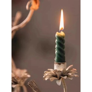 Elegant Tree Style Wooden <b>Candle</b> Holder <b>White</b> Finish for Home Decor Centerpiece Table Display and Event Table Decor Use - Product Image 3