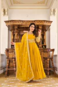 2024 été renard Georgette filles longue grande taille formel plage vêtements décontracté/fête nouvelle mode pur Zecard travail produit Code Ram - Product Image 3