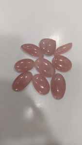 Lote de Cabujones de Cuarzo Rosa Natural, Increíble Gema Rosa Suelta con Cambio de Color, Tamaño Libre para Joyería y Sanación - Product Image 2