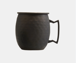 Vasos de acero inoxidable martillado negro, taza de cerveza de mula de Moscú, utensilios de cocina, utensilios de cocina, cóctel, fiesta, agua, jugo, Material de PC - Product Image 6