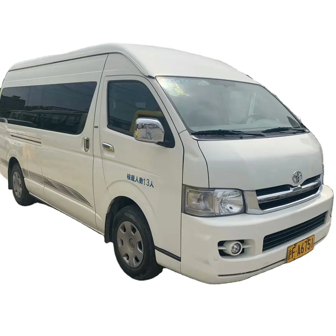 Toyota Hiace düz çatı minibüs minibüs yeni otobüs dizel radyo Windows DVD güç motoru ses tekerlekler hava boyutları fren