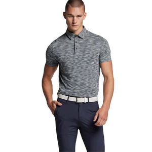 <b>Men's</b> Performance Polo Shirt - Lightweight and <b>Stretchy</b>, Ideal for Golf, Tennis, and Everyday Activities - Product Image 1