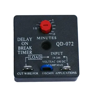 चीन में निर्मित Qd-072 या Qd-068 डिले ऑन ब्रेक टाइमर 0.03~10 मिनट आपूर्तिकर्ताओं के साथ
