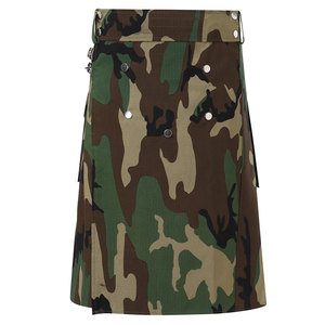 Impression personnalisée Kilts de camouflage à bas prix Vêtements musicaux Kilts de camouflage Kilts de camouflage durables - Product Image 3