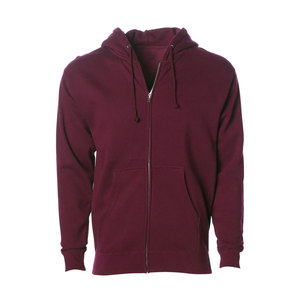 Sweat à capuche zippé 100% coton pour hommes et femmes, pull décontracté, technique délavée, longue, ample, design d'hiver, capuche imprimée - Product Image 1