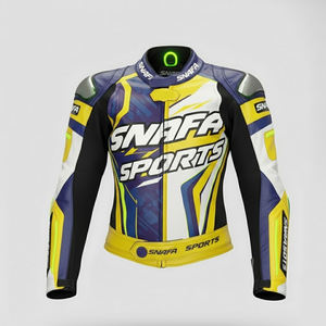 <b>Top</b> Quality Motorbike Jacket Men's Genuine <b>Cow</b> Skin Leather Motorbike Jackets New Design Auto Racing Wear Jackets - Product Image 1