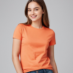 T-shirt classique pour filles en tissu doux et respirant, construction durable, confort doux pour la peau, adapté à un usage décontracté - Product Image 1