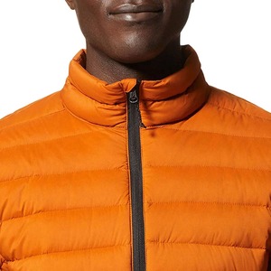 Veste matelassée unisexe de haute qualité, conception personnalisée OEM, impression personnalisée, imperméable, respirante, rembourrage en polyester, taille plus, logo personnalisé - Product Image 6
