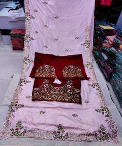 Fabricante profesional de saris para ropa de oficina de lino, que ofrece atuendos elegantes para entornos corporativos y eventos formales. - Product Image 5