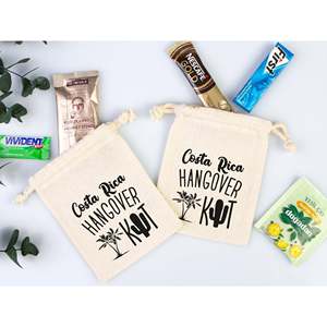 Custom Costa Rica Hangover Kit <b>Bags</b> for Bachelorette Wedding Recovery Screen Embroidered for Personalized Packaging Promotions - Product Image 3