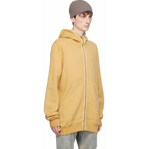 Ventes en gros de sweats à capuche unisexes pour hommes, streetwear, logo personnalisé, coton lourd, sweats à capuche surdimensionnés pour hommes, épaules tombantes, OEM - Product Image 5