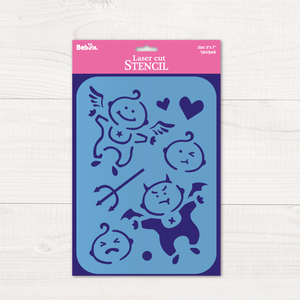 Pochoirs en plastique pour bébés, modèle durable et réutilisable pour le dessin, l'artisanat et les fournitures artistiques des nouveau-nés - Product Image 2
