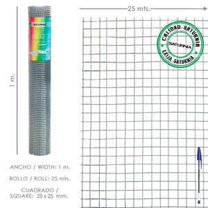 Rete Elettrosaldata Zincata 25x25 / 1,60 / 100 cm. Rotolo GD da 25 metri. - Product Image 1