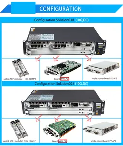 SmartAX MA5800 X2 2U Small OLT Mini GPON EPON 4*10GE Uplink MPSC MPSA MA5800-X2