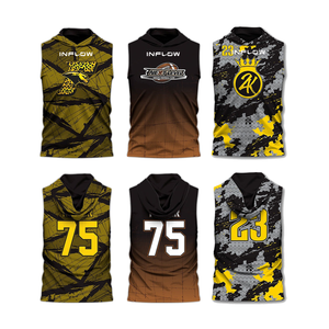 Sleeveless Compression Shirt Custom 7on7 Flag Football Uniforms Jersey Adults Printed Heat-Transfer Compression 7v7 SPORTS - Product Image 5