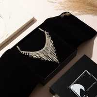 Juego de Cajas Rígidas Personalizadas Lionwrapack con Inserto de Terciopelo para Collares y Anillos, Empaque para Regalo