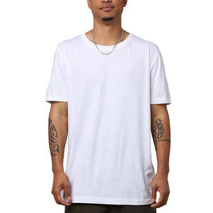 Camiseta de manga corta regular para hombre, tela de lona transpirable ecológica con estampado personalizado, ropa informal de verano con estilo - Product Image 2