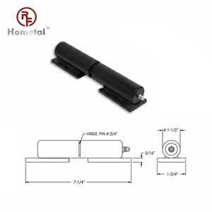 Charnières de portail en acier soudable de qualité industrielle pour clôtures en fer, rampes de remorque et portes de sécurité - Product Image 4