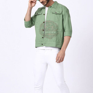 Veste en toile pour homme à manches longues, nouvelle arrivée, fabriquée en usine, design personnalisé, respirante, séchage rapide, veste d'automne à prix avantageux - Product Image 5