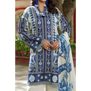 ชุดสัลวาร์ คามีซ ผ้าฝ้ายพิมพ์ลายแบบ 3 ชิ้น และชุดอานาร์กาลี ชุดพื้นเมืองอินเดียสำหรับงานเทศกาลแบบปากีสถาน รุ่น SD-52244 - Product Image 1