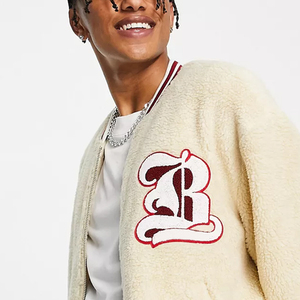 Chaqueta de Invierno de Alta Calidad Hecha a Medida para Hombre, Estilo Nuevo, Cuello Alto, Poliéster, Piel Sintética, Chaqueta Polar de Invierno - Product Image 6