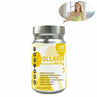 Capsules de collagène avec AKG, spermidine, PQQ, vitamines, améliore l'élasticité de la peau, fournit une protection antioxydante, complément alimentaire