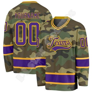 Nueva moda Hockey Jersey nombre personalizado equipo Logo número colorido pulóver manga larga 3DPrint Harajuku Casual divertido sudaderas S - Product Image 5