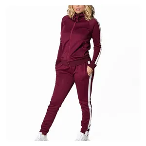 Wholesale Verified Supplier cheap women's tracksuits wholesale summer women 100% Cotton tracksuits Best Selling Jogging suits