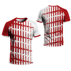 เสื้อยืดทีมฟุตบอลสำหรับผู้ชายและผู้หญิงเสื้อยืดฟุตบอลของทีมในคลับออกแบบได้ตามต้องการมีการพิมพ์ชื่อและตัวเลขของแต่ละคน - Product Image 1