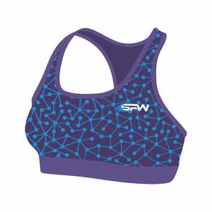 Soutien-gorge de sport à maintien élevé pour femmes, coussinets amovibles, dos nageur, entraînement, fitness, gym, haut athlétique pour le yoga, la course à pied - Product Image 1